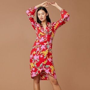NWT Diane Von Furstenberg tulip wrap dress